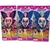 Boneca estilo Barbie Bailarina com Asas Fada Articuladas 30cm Ballet Rosa Azul Lindas + acessorios Pronta entrega