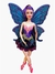 Boneca estilo Barbie Bailarina com Asas Fada Articuladas 30cm Ballet Rosa Azul Lindas + acessorios Pronta entrega
