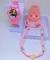 Imagem do Kit Relógio Infantil Pisca Luz toca Musica Meninas + Conjunto Colar e Pulseiras brincos Miçangas Flor smile Presente