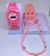 Kit Relógio Infantil Pisca Luz toca Musica Meninas + Conjunto Colar e Pulseiras brincos Miçangas Flor smile Presente - Store LVO