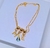 Pulseira Mãe com Pingente Nosso senhora apaeecida Folheado 18k Veeniz italiano Presente Mães