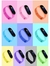 Kit Relógio Infantil Digital Bracelete Silicone Band Prova água + Conjunto Colar e Brincos Dourado + Caixa Coração rosa Tendência - Store LVO