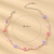 Kit Relógio Infantil Pisca Luz toca Musica Meninas + Conjunto Colar e Pulseiras brincos Miçangas Flor smile Presente - comprar online