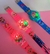 Kit Relógio Infantil Pisca Luz toca Musica Meninas + Conjunto Colar e Pulseiras brincos Miçangas Flor smile Presente na internet