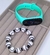 Kit Relógio de Pulso Digital Led Bracelete Prova água Unissex Tipo Smarband + Pulseira esporte Miçangas Sports na internet