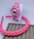 Kit Relógio de Pulso Infantil Menina Digital Pisca Led Toca Musica Princesas + Tiara Arquinho de Cabelo Pérolas Colorido na internet