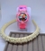 Imagem do Kit Relógio de Pulso Infantil Menina Digital Pisca Led Toca Musica Princesas + Tiara Arquinho de Cabelo Pérolas Colorido