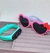 Kit infantil Relógio Prova água Bracelete tipo Smarband + Óculos de Sol Formato de coração Hello Kitty Presente na internet
