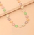Imagem do Colar Choker Flor Margarida Folheado Ouro 18k gargantilha Feminina Flores Brancas Coloridas Moda