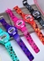 Relógio Infantil Digital Esporte Silicone Ajustável para Meninas + Kit Miçangas Coloridas para Montar Colares Pulseiras Anéis Presente - comprar online