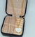 kit Colar e Brincos Corrente Elo Português Grosso Pingente Coração Liso Folheado Ouro 18k Preto Branco Tendência - comprar online