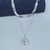 Colar Choker Duplo Escama de Peixe Pingente Arvore de Vida Cravejado Zircônias Coloridas Folheado Ouro Prata Luxo - Store LVO