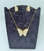 Kit Colar e Brincos Borboleta Madrepérola Grande Folheado Ouro 18k Tendência Moda Feminino Presente - comprar online