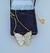 Kit Colar e Brincos Borboleta Madrepérola Grande Folheado Ouro 18k Tendência Moda Feminino Presente na internet