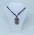 Colar Cordão Fio de Couro Pingente Placa Metal Mãos Pai/Filho Masculino Feminino Preto Lembrança Presente - loja online