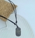 Colar Cordão Fio de Couro Pingente Placa Metal Mãos Pai/Filho Masculino Feminino Preto Lembrança Presente na internet
