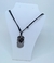 Colar Cordão Fio Couro Regulável com Pingente Placa Chapa + Biblia Cruz Back Preto Masculino/Feminino Moda - Store LVO