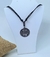 Colar Cordão Fio de Couro com Pingente Redondo Arvore da Vida Familia Preto Masculino Feminino Moda - Store LVO