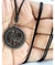Imagem do Colar Cordão Fio de Couro com Pingente Redondo Arvore da Vida Familia Preto Masculino Feminino Moda