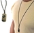 Colar Cordão Fio Couro Regulável com Pingente Placa Chapa + Biblia Cruz Back Preto Masculino/Feminino Moda - comprar online