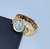Imagem do Kit Relógio Feminino Redondo Analógico Strass com Pedras Zircônias Aço Inox Love + Pulseira e Brincos +Caixa Presente