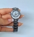 Imagem do Kit Relógio Feminino Redondo Analógico Strass com Pedras Zircônias Aço Inox Love + Pulseira e Brincos +Caixa Presente