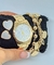 Kit Relógio Feminino Redondo Todo em Aço Inox Analógico Quartz Dourado Rose Gold +Pulseira e Brincos +Caixa Presente