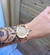 Kit Relógio Feminino Analógico Aço Inoxidável Dourado Rose Gold Prata Quartz Luxo+ Pulseira e Brincos + Caixa Presente - Store LVO
