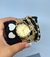 Kit Relógio Feminino Analógico Aço Inoxidável Dourado Rose Gold Prata Quartz Luxo+ Pulseira e Brincos + Caixa Presente - loja online