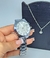 Kit Relógio de Pulso Feminino Aço Inoxidável Redondo Quartzo Luxo + Colar e Brincos Folheado Ouro 18k Presente - Store LVO