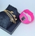Kit Relógio de Pulso Feminino Unissex Casio Wr Vintage Retrô Borracha Alarme + Conjunto Pulseira e Bincos Presente na internet