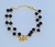 Pulseira Religiósa Escapulario Pedras Cristais Miçangas Folheado Ouro 18k Aparecida Pérolas Preta Adulto Infantil - comprar online