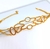 Colar Choker Inspiração Thassia Naves Moda Blogueira Silvia Folheado Ouro 18k Tendência Luxo - Store LVO