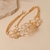 Colar Choker Flor Metal Folheado Ouro 18k Gargantilha Elo Português Lançamento Moda Blogueira Luxo - comprar online