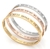 Pulseira Bracelete Algarismo Numeros Romanos Pedras Zircônias Cristal Aço Inox 316L Masculino/Feminino Casal Luxo - Store LVO