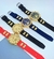 Kit Conjunto Relógio Masculino Visor Grande Quartz Emburrachado Silicone Ajustável + Colar Cordão Pingente Presente - comprar online