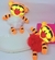 Imagem do Chaveiro Desenho Animado Personagens Disney Urso Tigre Tigrão Anel Pompom Presente Aniversário Lembrancinha 2023