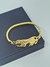 Bracelete Pulseira Feminino Masculino Pantera Onça Tigre Folheado Ouro 18K Dourado Gold Tendência Moda
