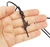 Colar Cordão Fio Couro encerado Ajustável All Black Preto Pingente Aço Inox Manuscrito Fé Religioso na internet