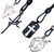 Colar Cordão Fio Couro encerado Ajustável All Black Preto Pingente Aço Inox Manuscrito Fé Religioso