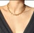 Kit Conjunto Colar Choker e Pulseira Elo Cartier Corrente Grossa Folheado Ouro 18k Inspiração Blogueira Moda Luxo Presente na internet