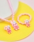 Kit Conjunto Infantil Colar e Pulseira Anel Miçangas Pérola Menina Pingente Urso Coelho Laço Doce Sereia Unicórnio Crianças na internet