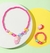 Kit Conjunto Infantil Colar e Pulseira Anel Miçangas Pérola Menina Pingente Urso Coelho Laço Doce Sereia Unicórnio Crianças - loja online