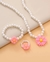 Kit Conjunto Infantil Colar e Pulseira Anel Miçangas Pérola Menina Pingente Urso Coelho Laço Doce Sereia Unicórnio Crianças - Store LVO