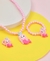 Kit Conjunto Infantil Colar e Pulseira Anel Miçangas Pérola Menina Pingente Urso Coelho Laço Doce Sereia Unicórnio Crianças na internet
