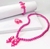 Imagem do Kit Conjunto Infantil Colar e Pulseira Anel Miçangas Pérola Menina Pingente Urso Coelho Laço Doce Sereia Unicórnio Crianças