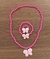 Kit Conjunto Infantil Colar e Pulseira Anel Miçangas Pérola Menina Pingente Urso Coelho Laço Doce Sereia Unicórnio Crianças