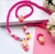 Kit Conjunto Infantil Colar e Pulseira Anel Miçangas Pérola Menina Pingente Urso Coelho Laço Doce Sereia Unicórnio Crianças na internet