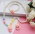 Kit Conjunto Infantil Colar e Pulseira Anel Miçangas Pérola Menina Pingente Urso Coelho Laço Doce Sereia Unicórnio Crianças - Store LVO