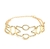 Kit Conjunto Choker e Pulseira Inspiração Thassia Naves Blogueira Luxo Folheado Ouro Lançamento 2023 Tendência Moda - loja online